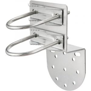 Support Mural Antenne Fixation Mât Antenne Antirouille Accessoires Matériels pour Extérieur Maison Support de Poteau d'antenne Kits de Montage