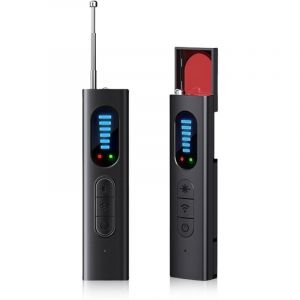 Anti-Espion Bug Détecteur, Détecteur Micro Espion Détecteur RF sans Fil pour caméra dissimulée, GSM ÉCoute Device Finder Radar Radio Scanner Signal
