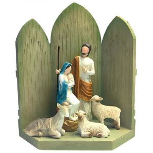 Statue de la Nativit&eacute; J&eacute;sus Tabernacle Sculpture Cadeau Magique Bible No&euml;l