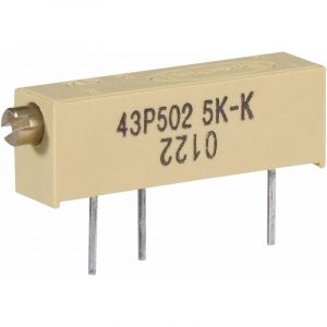 M43P504KB40 M43P504KB40 Potentiom&egrave;tre variable 15 tours lin&eacute;aire 0.75 w 500 k&Omega; 5400 &deg; 1 pc(s) - Vishay