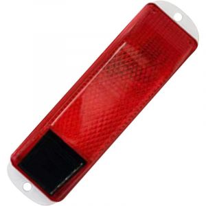 CCYKXA Feu de signalisation clignotant &agrave; &eacute;nergie solaire &ndash; balise LED &eacute;tanche avec capteur Signalisation de s&eacute;curit&eacute; ext&eacute;rieure pour barri&egrave;res,