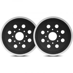 8 Trous Plateau de Pon&ccedil;age: 2 Pi&egrave;ces Patin de Pon&ccedil;age Auto-Agrippant, 125 mm Plateau de Pon&ccedil;age Compatible, 8 Trous Plateau de Pon&ccedil;age pour Bosch PEX