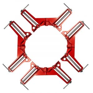 4 pièces Pince à Angle Droit à 90 Degrés, Serre Joint Angle Droit Etau D'Angle Reglable à Bois Ensemble Pour Cadre Multi Photo Wedge Menuiserie