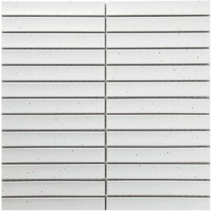 Mosa&iuml;que de gr&egrave;s c&eacute;rame KITKAT 14,5x2cm - Mosa&Iuml;que rectangle 14,5x2 cm Stracciatella - Mat - bo&icirc;te de 0.89 m2 - Mosa&Iuml;que rectangle 14,5x2 cm Straccia