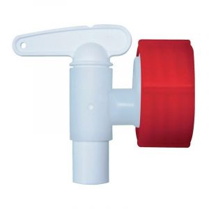 Graf - Robinet d'écoulement plastique blanc 34 mm nw 15