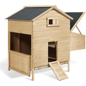 Idmarket - Poulailler chalet xl pour poules avec pondoir en bois