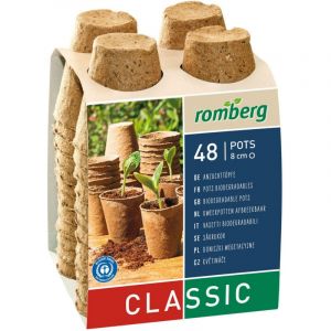 Pots Ronds Romberg Classic Lot de 48 8 cm