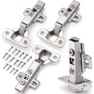 Charnière à clip automatique à 4 points, charnière à clip automatique, charnière à recouvrement, charnière standard de montage sur porte pour portes