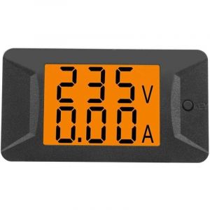 Ampèremètre/voltmètre, PZEM-026 AC 40-400 V 100 A Double voltmètre numérique Panneau ampèremètre 110-220 V Affichage LCD Compteur d'énergie numérique