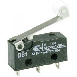 ZF - DB1C-A1RC Microrupteur DB1C-A1RC 250 v/ac 6 a 1 x On/(On) &agrave; rappel 1 pc(s) D72830