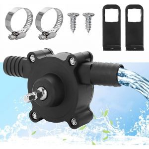 Pompe de perceuse électrique, pompe à eau pour la maison, le jardin, mini perceuse électrique manuelle portable auto-amorçante pompe pour perceuse
