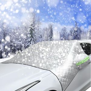 Couverture Pare Brise Voiture,Couverture Pare Brise Voiture B&acirc;che Pare Brise Protection Protege Pare Brise Givre Protection Pare Brise Hiver Protege