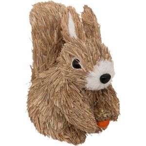 D&eacute;co de No&euml;l Ecureuil et Baie rouge H 12 cm - Feeric Christmas