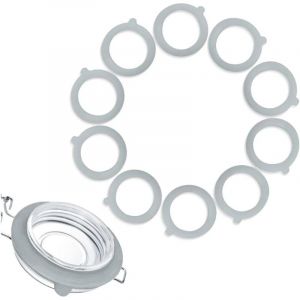 CCYKXA 10x Joint Bocaux En Silicone, Remplacement de Joints de Bocal en Silicone, Interchangeables Joint Bocaux, Silicone &Eacute;tanche Joint Bocaux,