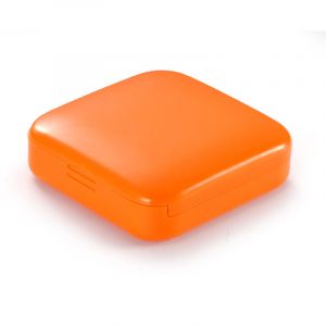 Ensoleille - Lot de 2, petite boîte à pilules avec 2 compartiments, boîte à pilules portable, boîte à pilules de stockage portable, boîte à pilules