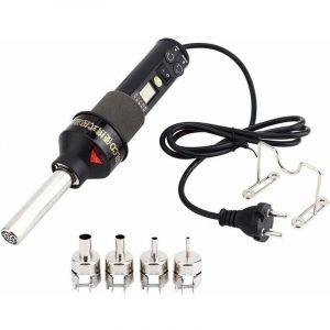 Pistolet &agrave; air chaud &agrave; chaleur &eacute;lectronique r&eacute;glable LCD 220V 450W Station de soudage &agrave; dessouder IC SMD BGA