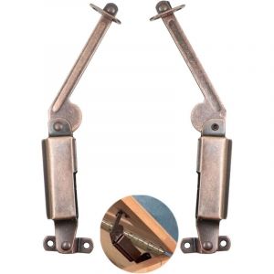 Charni&egrave;re Ressort Placard Support Porte - Amortisseur Fer, Tampon ressorts, Charni&egrave;re Maintien de Couvercle pour Placard, cuisine, rabat, placard,