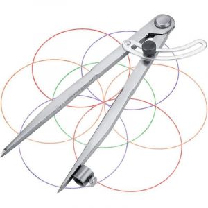 Compas de Mesure, Compas à Pointes Sèches Diviseur D'aile - Jauge de Marquage Industriel, Grand Compas Professionnel Compas Pointe avec Aile et