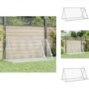 Clapier argenté 200x105x91 cm acier galvanisé - Clapier Pour Lapin - Abri Pour Petit Animal - Enclos Extérieur - Maison Pour Lapin - Cage Pour Poulet