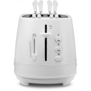 Grille-pain 2 tranches DeLonghi CTLAP2203.W Blanc 550 W
