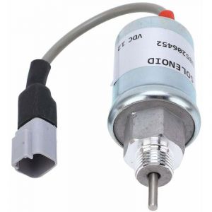 &Eacute;lectrovanne D'arr&ecirc;t de Carburant, 12 V &Eacute;lectrovanne D'arr&ecirc;t de Carburant 185206452 Remplacement Robuste pour Perkins GG - 402D-15 GH - 403D-07