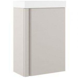 Saniclass Chaci Meuble sous-lavabo pour lave-mains - 40x55cm - 1 porte - cotton mat (beige)