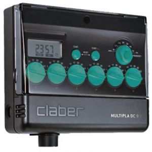 Claber - programmateur electronique multiple lcd 9V 6 zones -8060