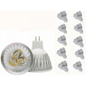 Ampoule MR16 Ampoule MR16 blanc chaud GU5.3 Ampoule MR16 12V Ampoule spot , adapt&eacute;e &agrave; l'&eacute;clairage paysager sur rail encastr&eacute;, &eacute;quivalent halog&egrave;ne