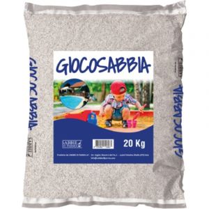 Sable de quartz se'che' 20 kg pour filtres a' pompe a' sable et aires de jeux de piscine