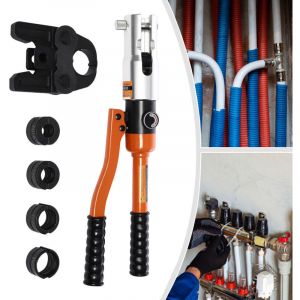 Pince &agrave; sertir hydraulique professionnelle 10 tonnes/100 kN Pince &agrave; sertir hydraulique professionnelle Machine &agrave; sertir Outil de sertissage