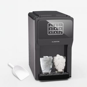 Klarstein - ArcticBlend 3-en-1 machine &agrave; gla&ccedil;ons, 20 kg/24 h, gla&ccedil;ons & glace pil&eacute;e, distributeur d'eau, r&eacute;servoir 6 l, acier inoxydable, machine &agrave;
