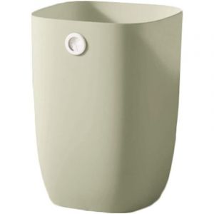 Poubelle en plastique adapt&eacute;e &agrave; la cuisine, &agrave; la salle de bain, &agrave; grande capacit&eacute;, &eacute;paisse, verte