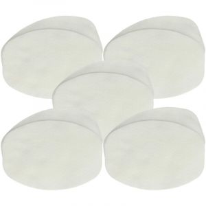 vhbw 10x Micro-filtre hygi&eacute;nique compatible avec Nilfisk GA70, GS90, GS84, GS80, GM90, GM80, GD90c, GD90, GD80 aspirateur - Filtre &agrave; air blanc