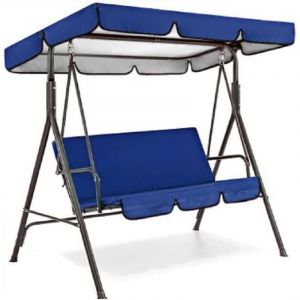 Ensemble de remplacement pour balancelle de jardin, tissu Oxford 210D imperméable avec housse de siège pour balancelle de jardin, cour, parc, porche