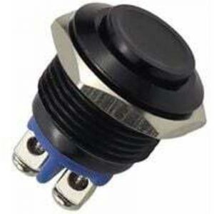 Interrupteur &agrave; Bouton-Poussoir,Interrupteur Rond &agrave; Bouton-Poussoir Momentan&eacute;,Interrupteur &agrave; Bouton-Poussoir,Convient pour Haut-Parleurs,Alimentations