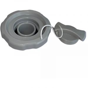 Pi&egrave;ce de rechange Bestway : Bouchon de valve &agrave; vis P05767 et bouchon sup&eacute;rieur pour baignoire baln&eacute;o LAY-Z-SPA, bouchon de valve de rechange