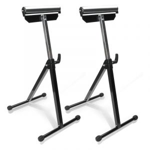 Randaco - einfeben 2x Servante d'atelier à Rouleau support à rouleaux réglable en hauteur 68-108cm jusqu'à 6090 kg