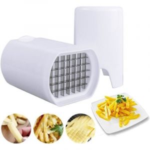(Blanc)Coupe-Frites,Coupe Pomme de Terre Manuel Professionnel,Machine de d&eacute;coupe de l&eacute;gumes Avec Grilles de Coupe,pour concombres,carottes
