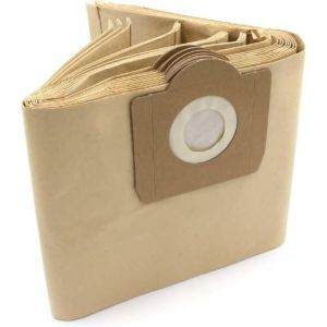 3W, 130.0W, Lot de 10 Sacs Aspirateur pour Karcher 6.959-130.0 WD3 WD3P MV3 Sacs Filtrants en Papier de Rechange pour Aspirateur Wet & Dry