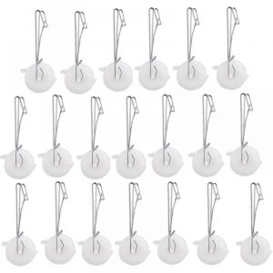 Lot de 20 crochets pour rouleau de support pour tomates avec corde de chanvre de 15 m, kit de treillis pour serre et kit de pergola