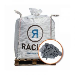 Paillage naturel ardoise grise 10/40 Big bag 800 litres pour 20m2