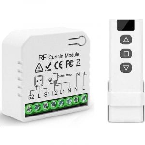 Commande Inis pour Volet Roulant ou Store Filaire - Interrupteur pour Moteur Filaire 230V - 3 Ordres : Mont&eacute;e, Stop, Descente