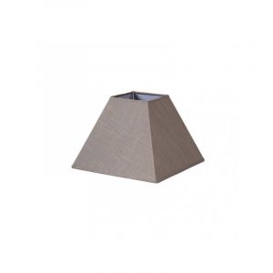 Abat-jour pyramide tenorio e27 lin gris 35dx15dx25h