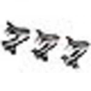 &Ocirc;te-agrafes Bureau D&eacute;grafeur Document pour Enlever des Agrafes en Acier Inoxydable Lot de 3 Noir