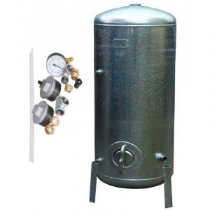 Viva - R&eacute;servoir surpresseur &agrave; eau galvanis&eacute; 6 bar 150 l avec accessoires