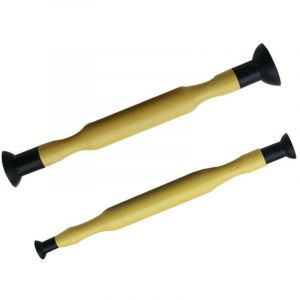 Rodage soupape, Leve soupape, Outil de meulage de soupape, 2pcs outils &agrave; main de meulage de rodage de soupape ventouses &agrave; double extr&eacute;mit&eacute;