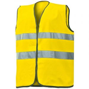 Issaline 01210N-012 Gilet de travail réfléchissant haute visibilité Jaune t/u