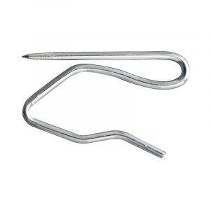 Wabjtam Lot de 100 &eacute;pingles &agrave; crochets pour rideaux, &eacute;pingles &agrave; crochets en m&eacute;tal pour plis de rideaux, rideaux de porte et rideaux de douche