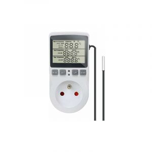 Gabrielle - Thermostat numérique, minuterie régulateur de température prise 230 v 16 a avec capteur de chauffage réfrigérateur thermostat régulateur