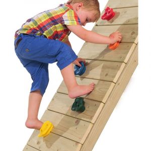 EINFEBEN 40X Prises d'escalade Pierres de bloc enfants Outdoor Indoor Pierres d'escalade vis incl.